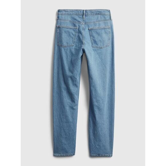 GAP Teen Relaxed Taper Jeans Blue Light Wash Stretch Denim Casual Boys 20 28x28 - Picture 9 of 9